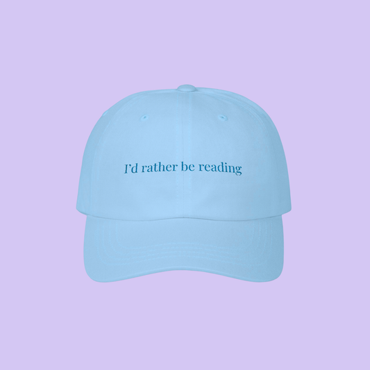 I'd rather be reading - hat