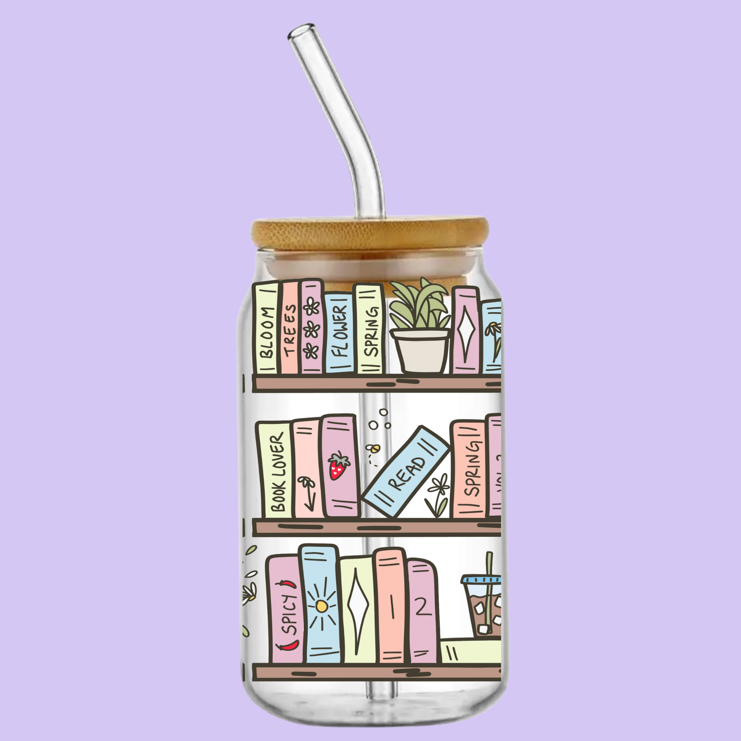 Glass Cup - Bookshelf