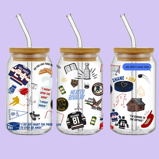 Glass Cup - Heated Rivalry